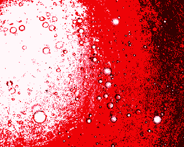 Bubbles in space, photo of grease in a frying pan