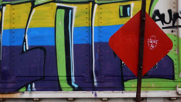 train painting
