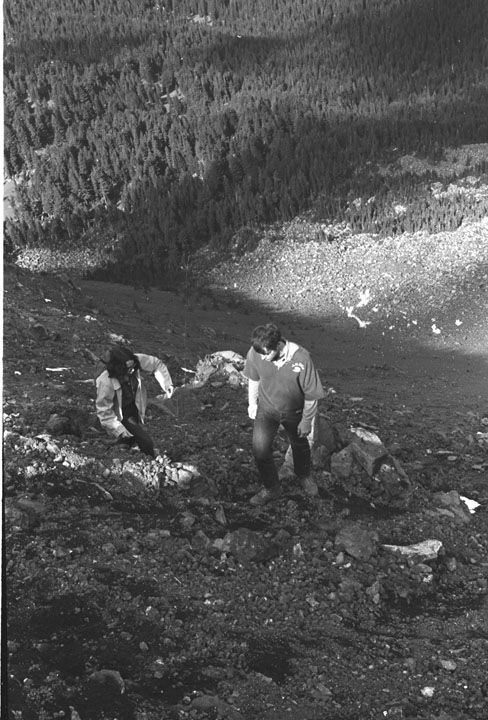 Steve Frein and Ron Milloy on ridge to Mt. Washington