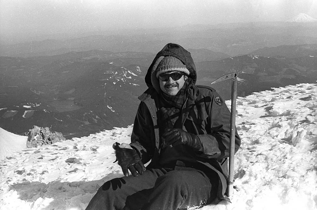 Brad Smith on Mt. Hood summit