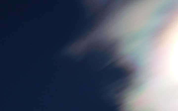 Ice prisms in the clouds