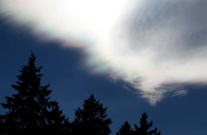 Ice prisms in the clouds